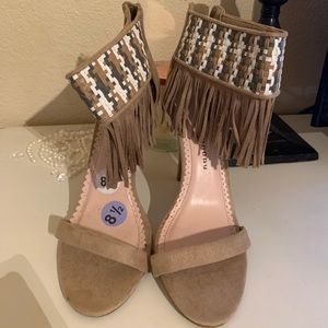 Chinese Laundry Fringe Heels